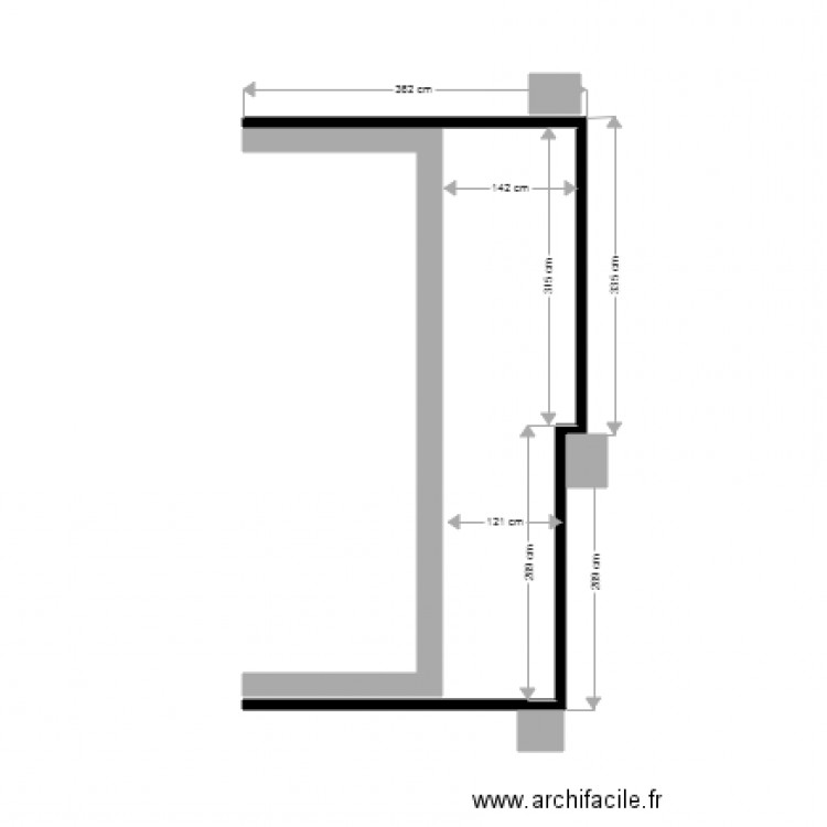 plan coffrage fenetre. Plan de 0 pièce et 0 m2