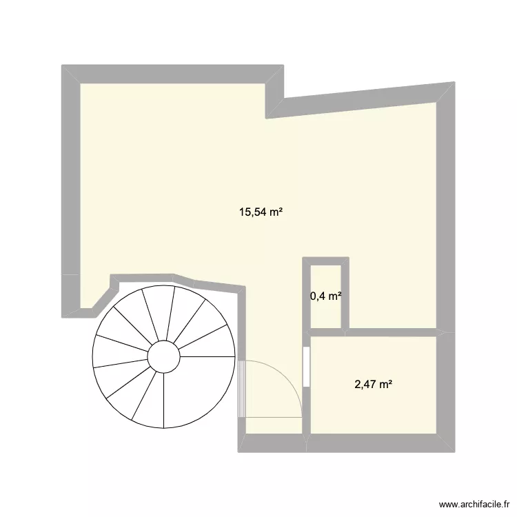 Studio Vertbois - Selon plan et relev&eacute;. Plan de 