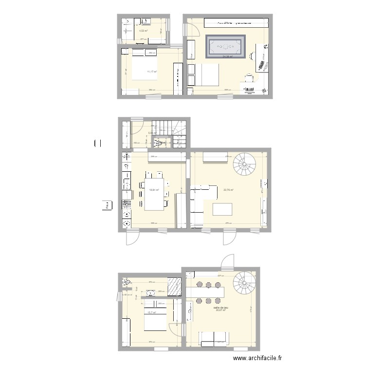 rochegude cb. Plan de 0 pièce et 0 m2