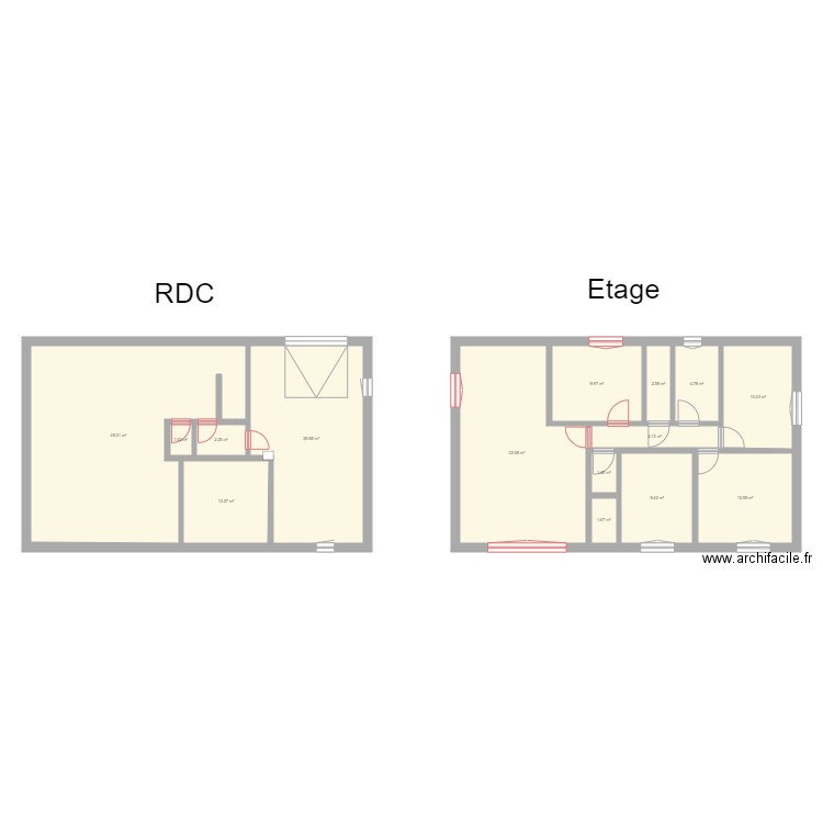 St bernard existant échelle. Plan de 0 pièce et 0 m2