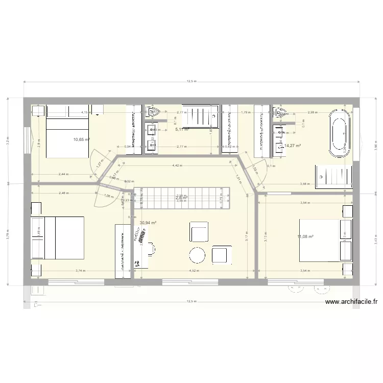 MAISON BOIS DIY SAVOIE V6. Plan de MAISON BOIS DIY SAVOIE V6. Plan de