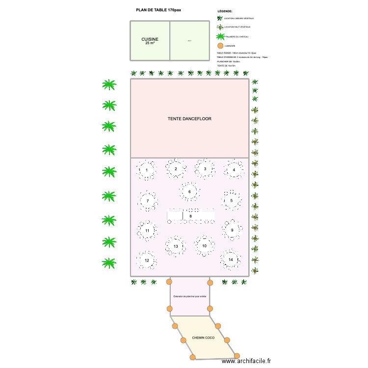 MARGAUX ET AHMAD. Plan de 0 pièce et 0 m2