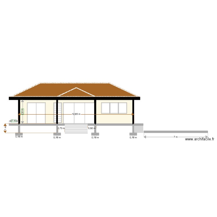 PC Facade Avant. Plan de 0 pièce et 0 m2