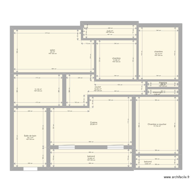 mon plan de maison . Plan de 0 pièce et 0 m2