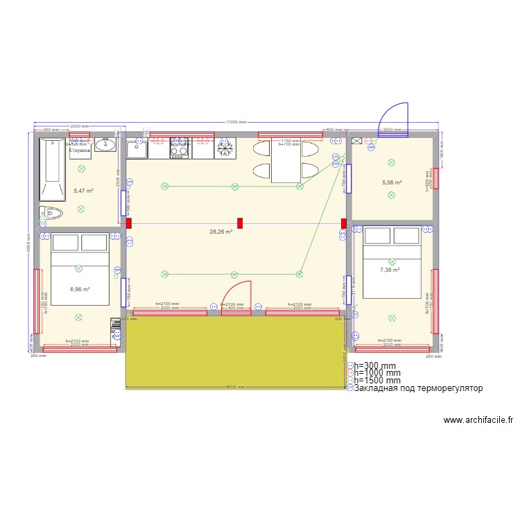 60 1 Татарстан эл. Plan de 0 pièce et 0 m2