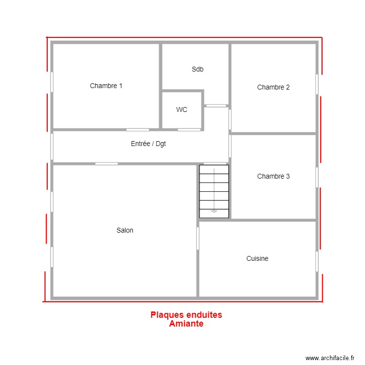 rdc pachot. Plan de 0 pièce et 0 m2