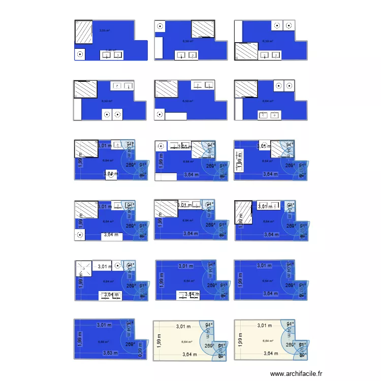 salle de bain papy. Plan de 