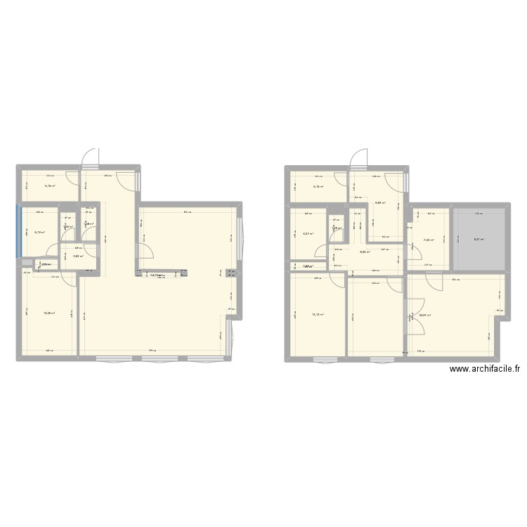 Nice Magnan. Plan de 27 pièces et 189 m2
