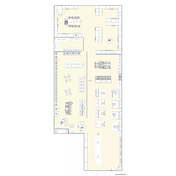 MAGASIN extension 2. Plan de 