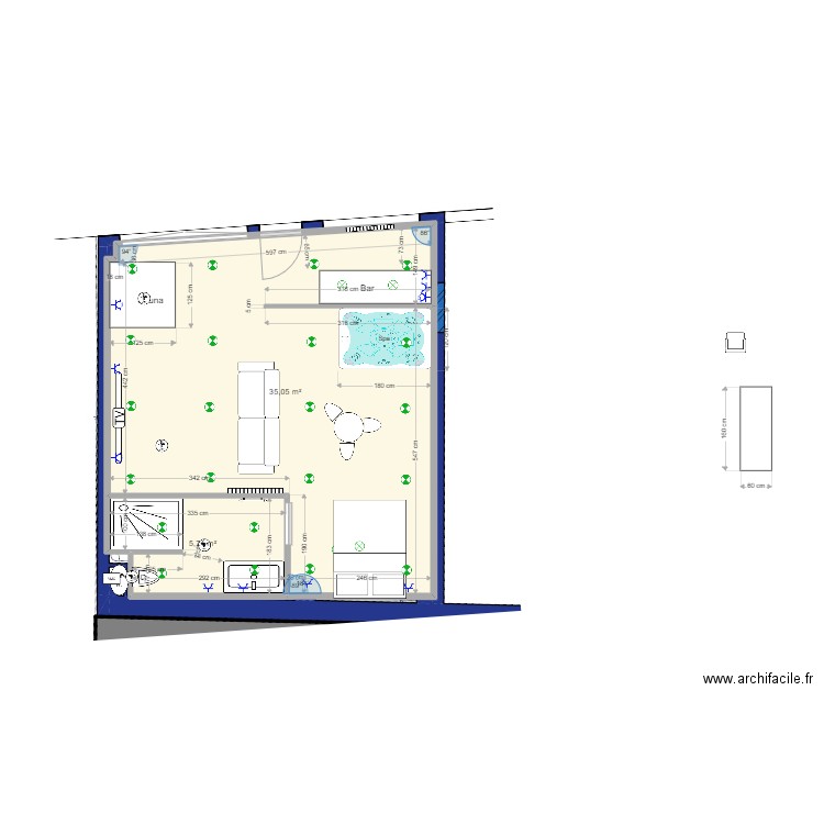 SPA Lit V2 . Plan de 0 pièce et 0 m2