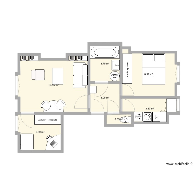 2P Pierre Gare du Nord. Plan de 0 pièce et 0 m2