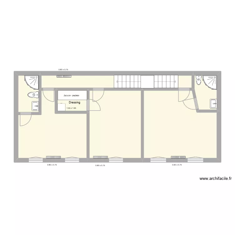 Pilon 10. Plan de 6  et 60 m²