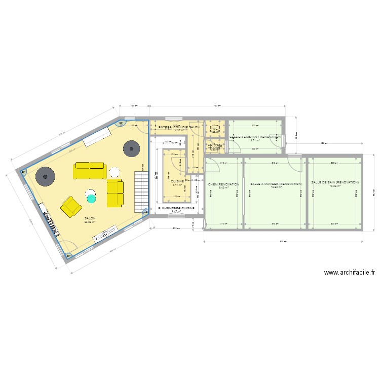 PLAN TRAVAUX  3. Plan de 0 pièce et 0 m2