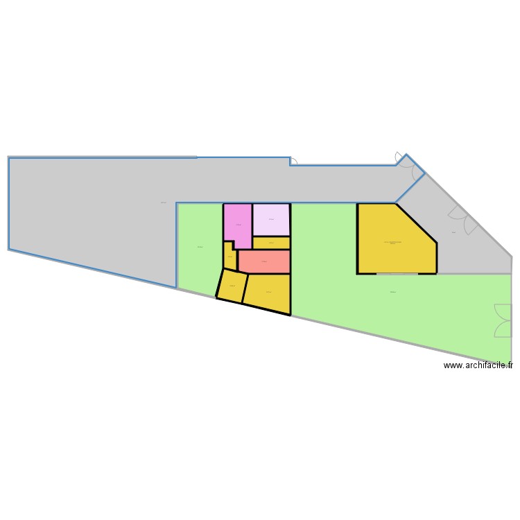 ak99 1005E SIMULATION RESIDENCE ETUDIANTE. Plan de 0 pièce et 0 m2