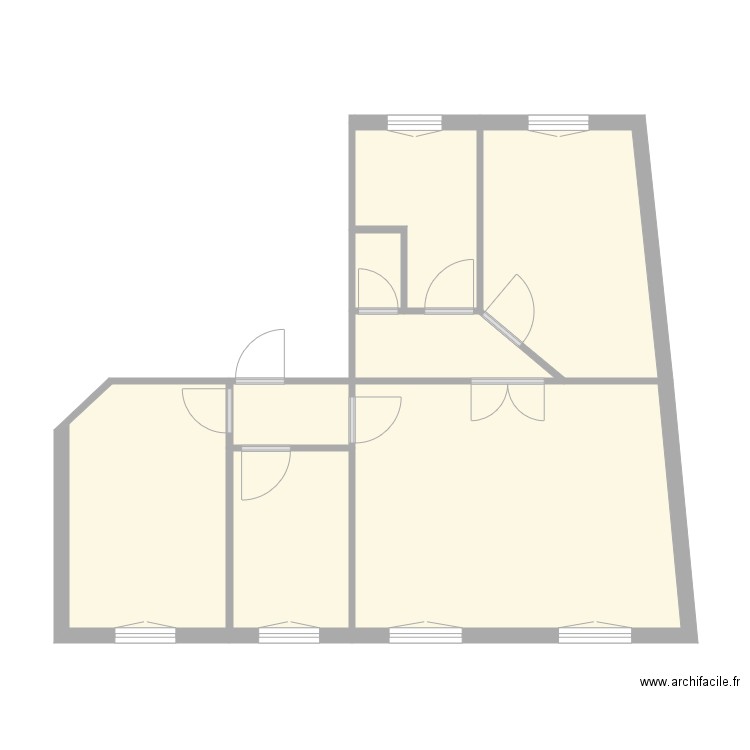 Appt Colombes sans cotes. Plan de 0 pièce et 0 m2