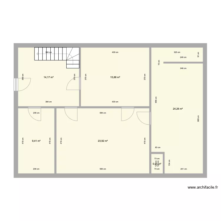 Bordeaux RDC. Plan de 
