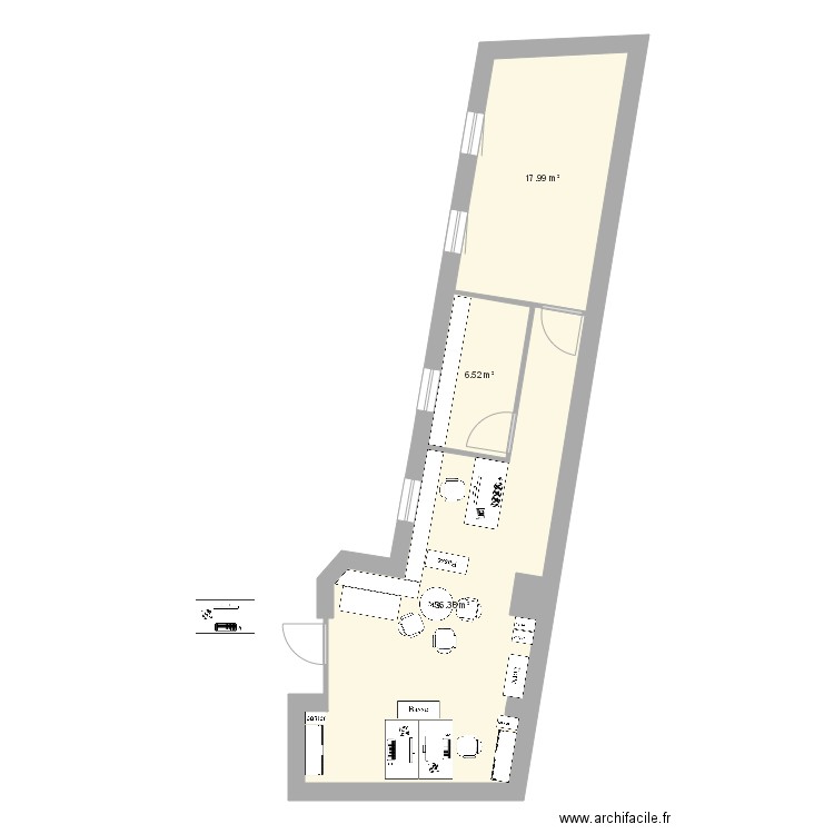 Bureau Sécurité Plan test 01. Plan de 0 pièce et 0 m2