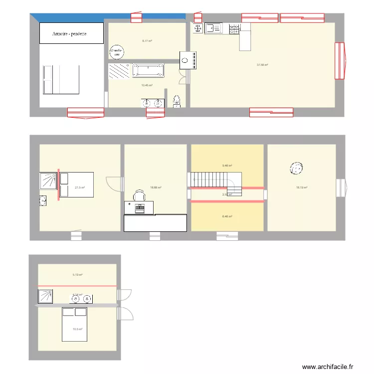 1 er etage ecrin . Plan de 1 er etage ecrin . Plan de