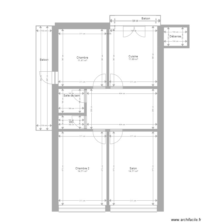 RAFFAT. Plan de 0 pièce et 0 m2