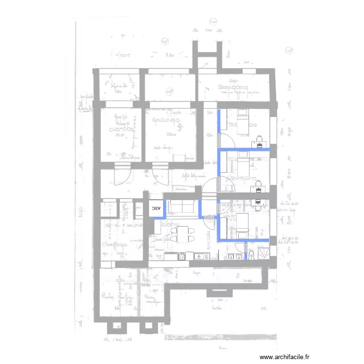 OMBRAGES SOUS SOL. Plan de OMBRAGES SOUS SOL. Plan de
