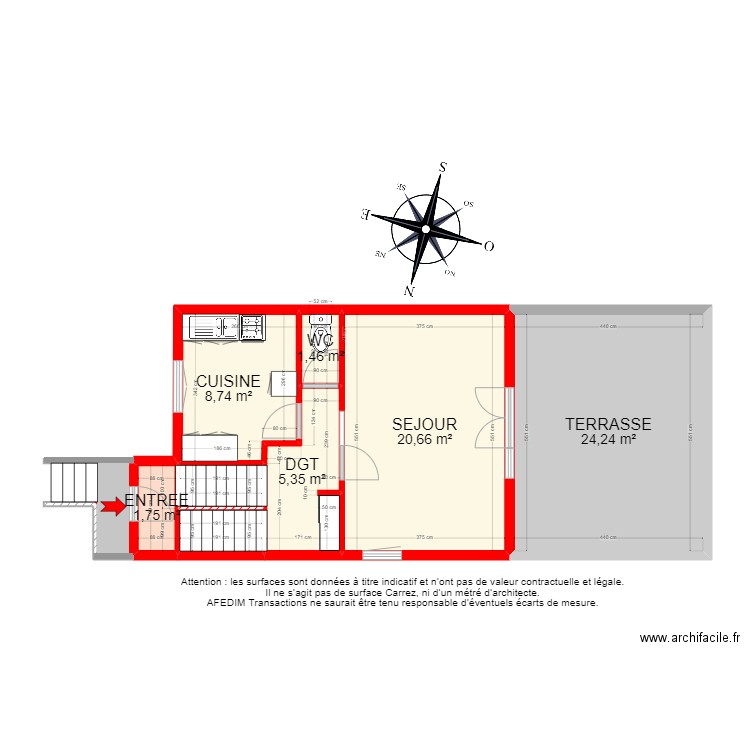 BI12080 - maison. Plan de 23 pièces et 149 m2