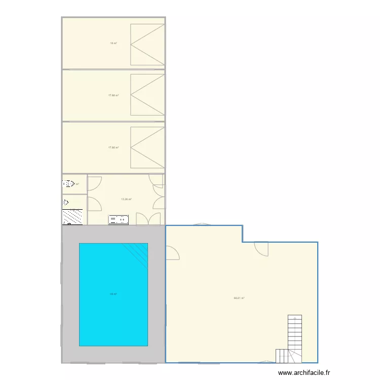 lvd piscine gaarges. Plan de 