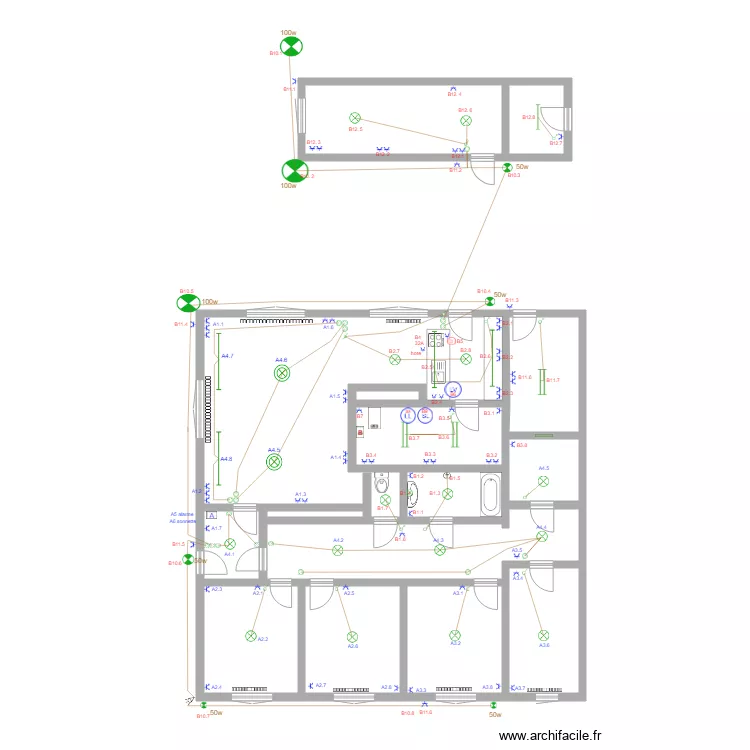 implantation electricte 23 09. Plan de implantation electricte 23 09. Plan de