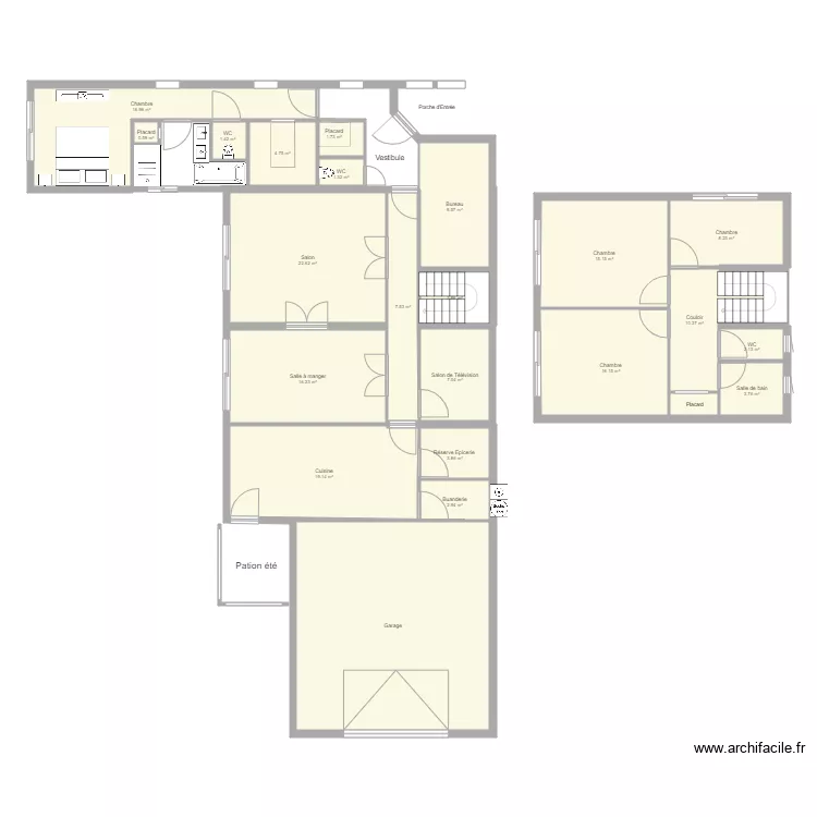 SAINT EVARZEC R8. Plan de 