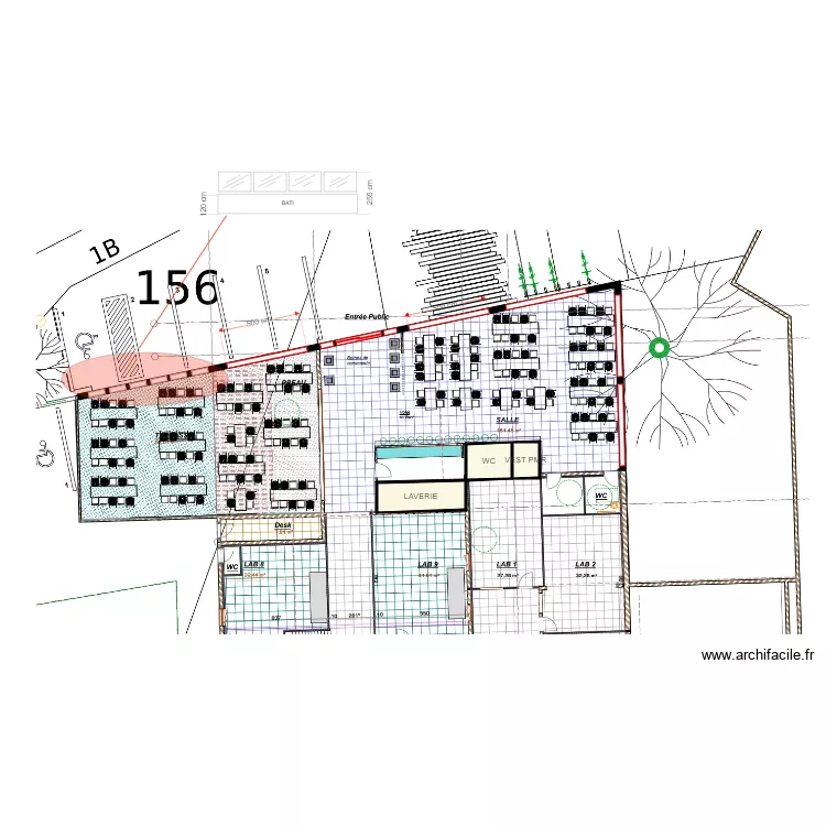 COZINE 9LAB 18-09. Plan de 