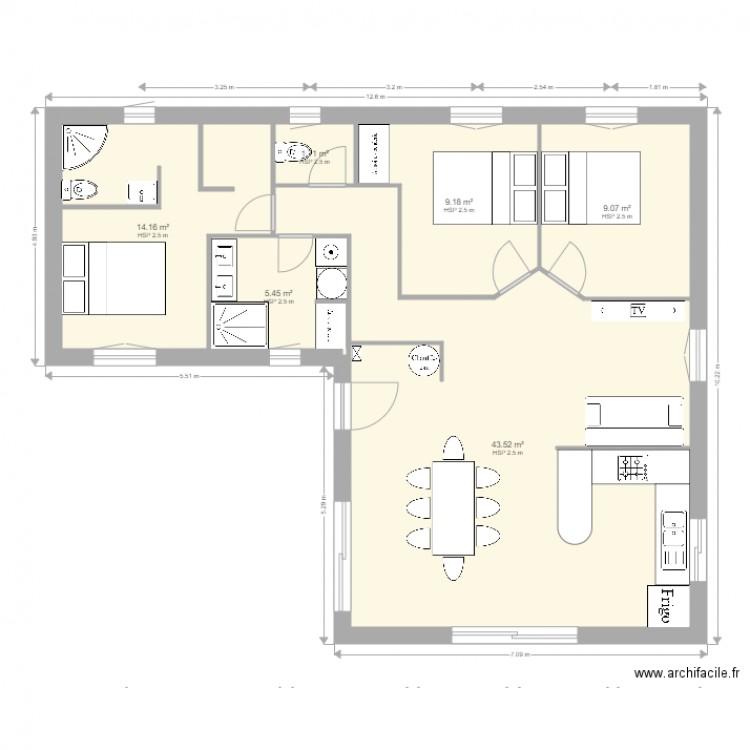 viaud plan 2. Plan de 0 pièce et 0 m2