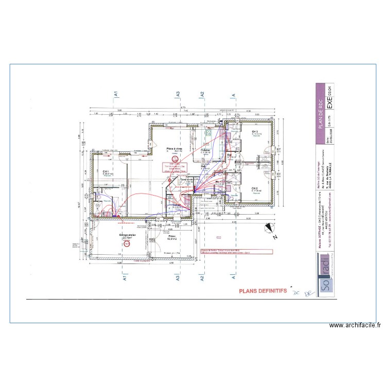 PLAN COULAGE PLOMB CLAUDE. Plan de 0 pièce et 0 m2