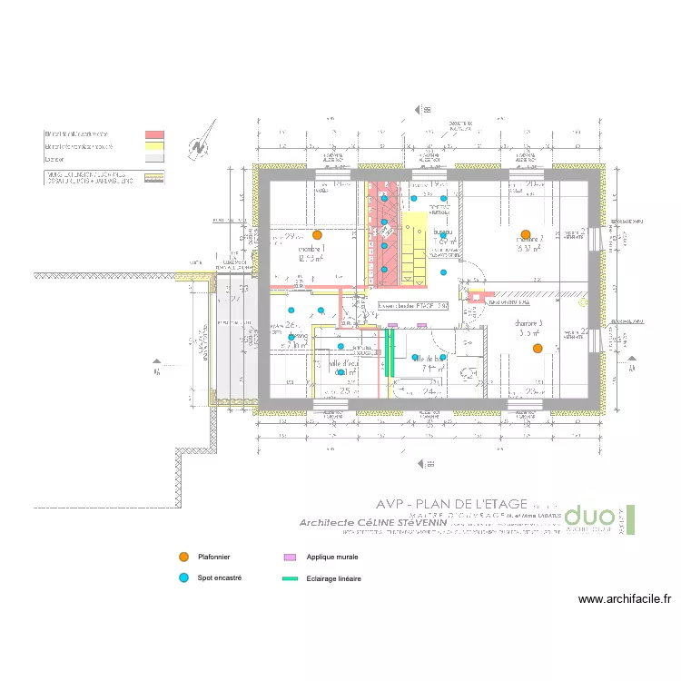 labatut etage. Plan de labatut etage. Plan de