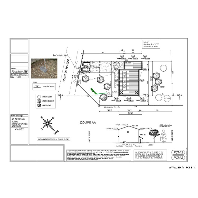 Ndjeng. Plan de 0 pièce et 0 m2
