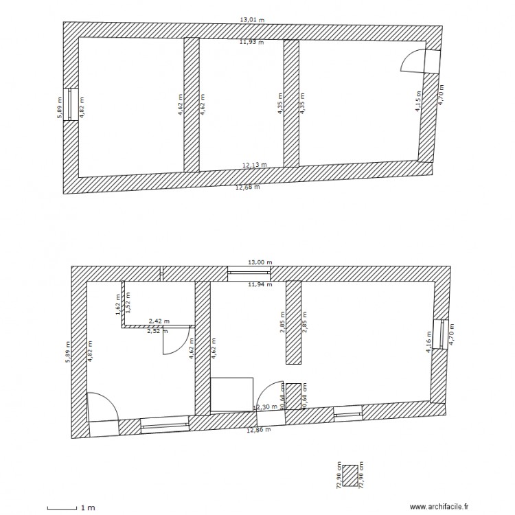 Maison. Plan de 0 pièce et 0 m2