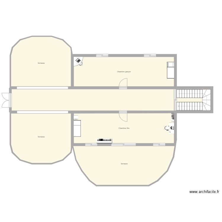 Maison de rêve étage. Plan de 0 pièce et 0 m2