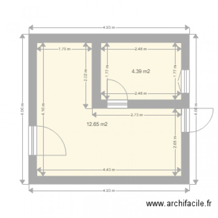 maison 1. Plan de 0 pièce et 0 m2
