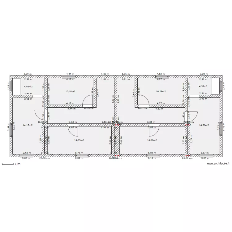PK8 &eacute;tage. Plan de 