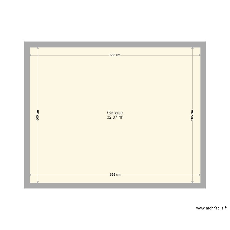 garage. Plan de 0 pièce et 0 m2