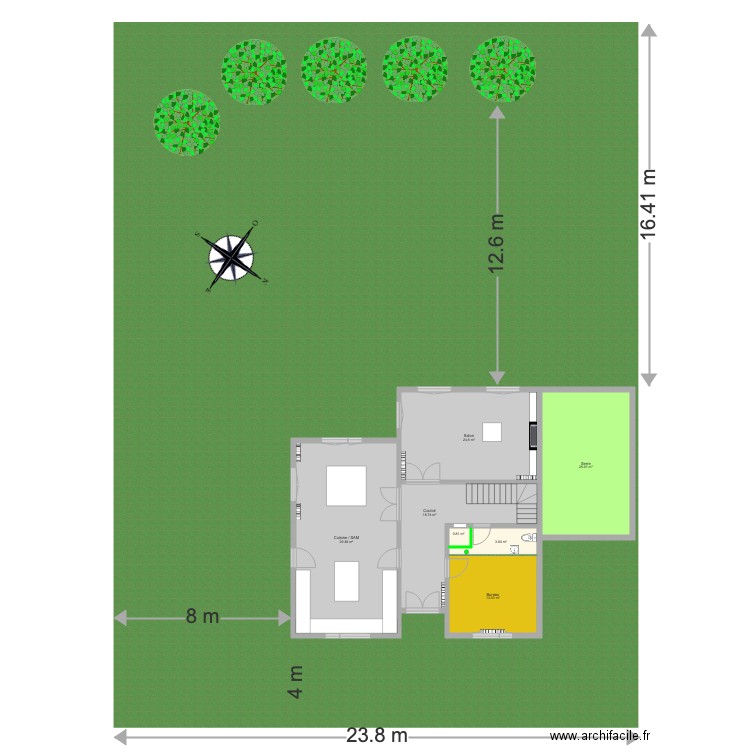 Jardin. Plan de 0 pièce et 0 m2