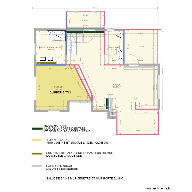 eliot alicia. Plan de 21 pièces et 140 m2