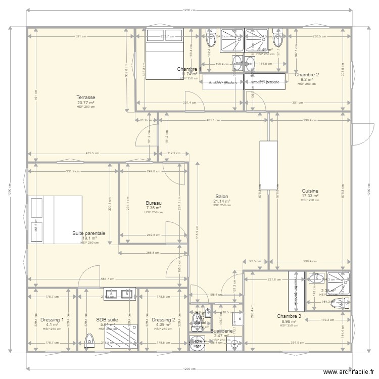 my chalet villa. Plan de 0 pièce et 0 m2