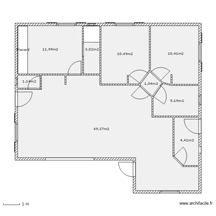 claire&eacute;. Plan de 