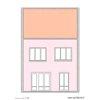 Facade arriere projet porte 2V