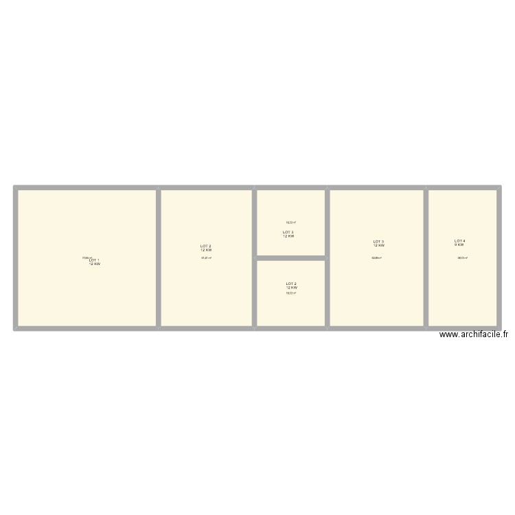 PLAN DECOUPAGE. Plan de 0 pièce et 0 m2