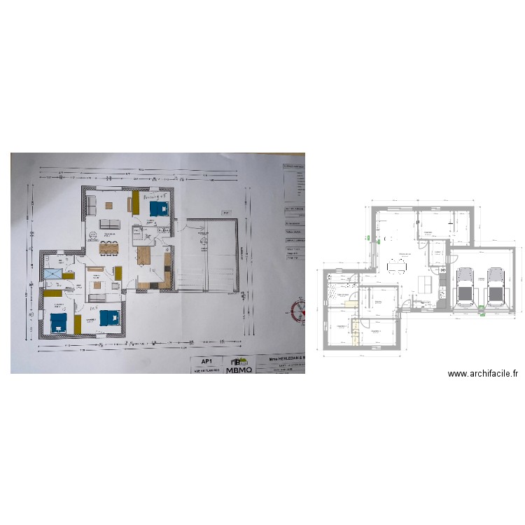 Maison MBMO modif 2. Plan de 0 pièce et 0 m2