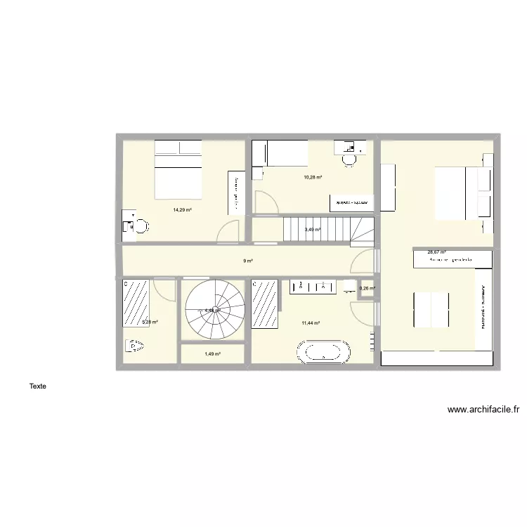 Projet Stephanie et David mai19. Plan de 