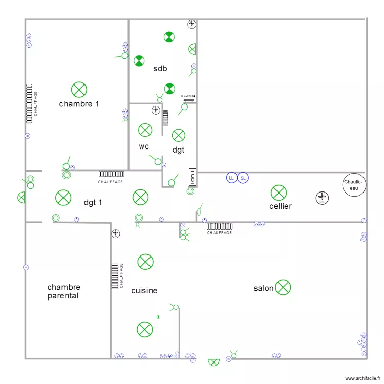 MAISON ARCACHON. Plan de MAISON ARCACHON. Plan de