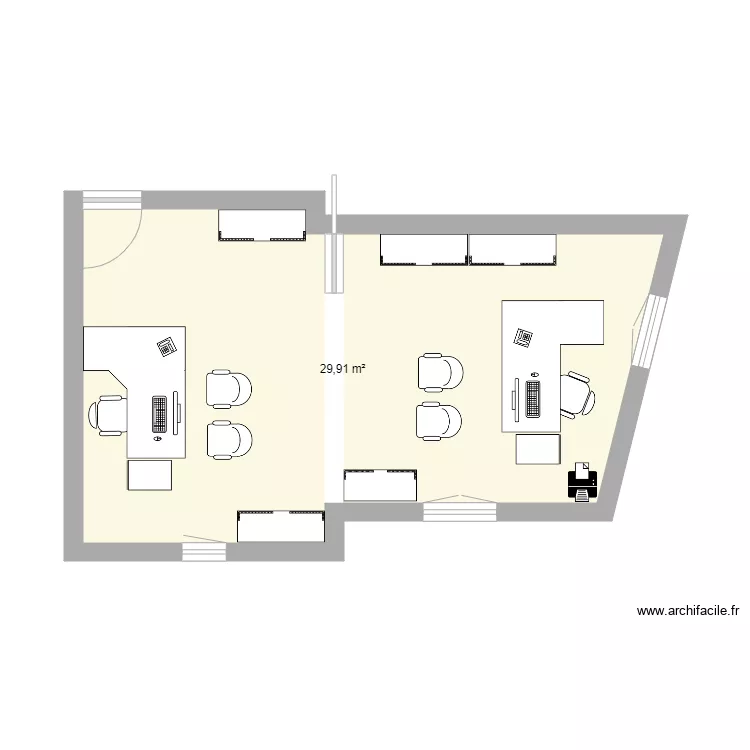 Bureau MDR 2. Plan de Bureau MDR 2. Plan de