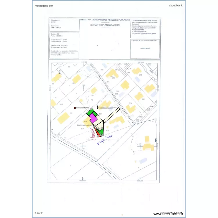 PLANS BORNAGE 25 mars 2019 ok. Plan de 