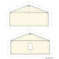 Mur pignon Est Ouest Maison Eposie 